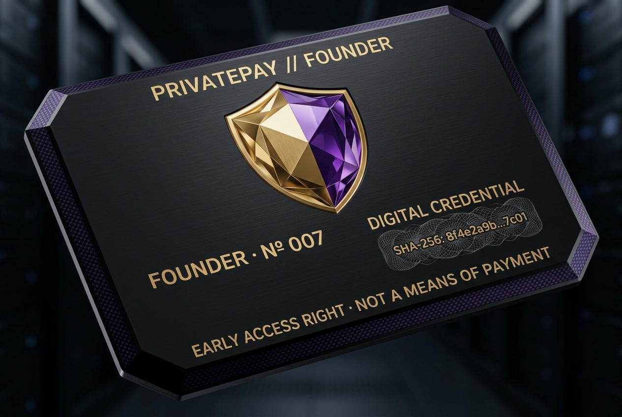 PrivatePay Founder Pass